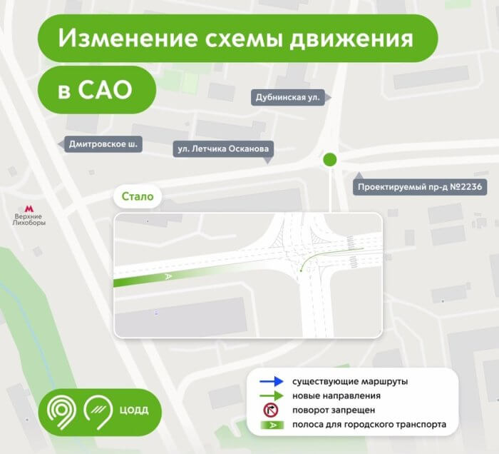 Схема ЦОДД: Стало