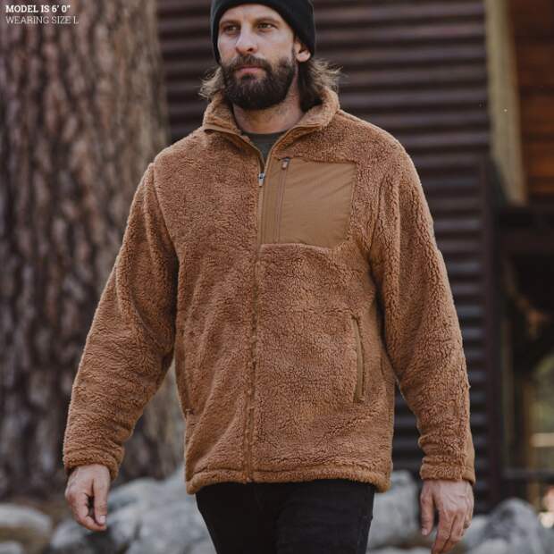 Grunt Style Standard Issue Sherpa Fleece in Coyote