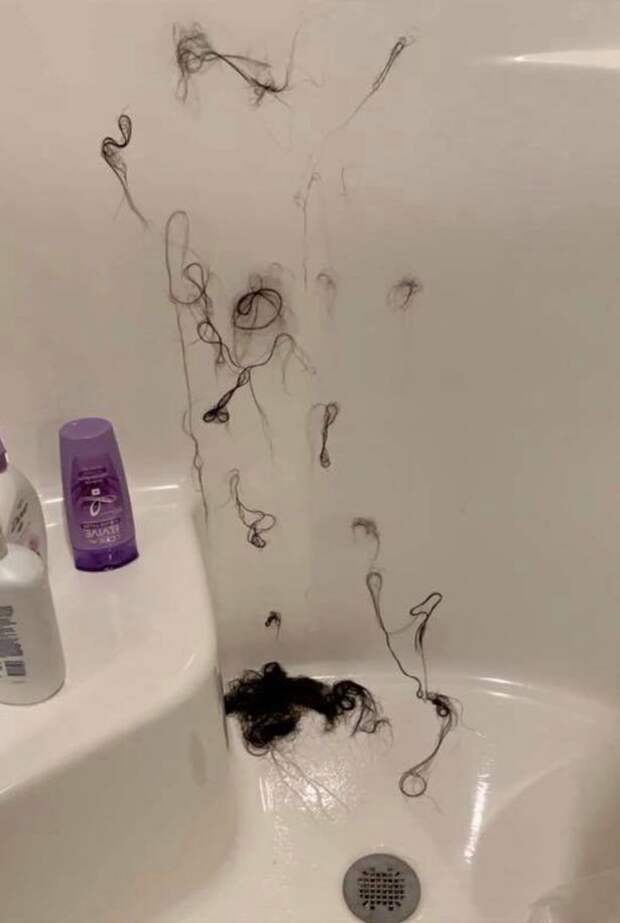 После ванной волосы лучше