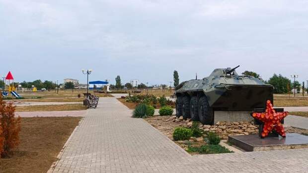 Центральный парк благоустроили в Раздольном