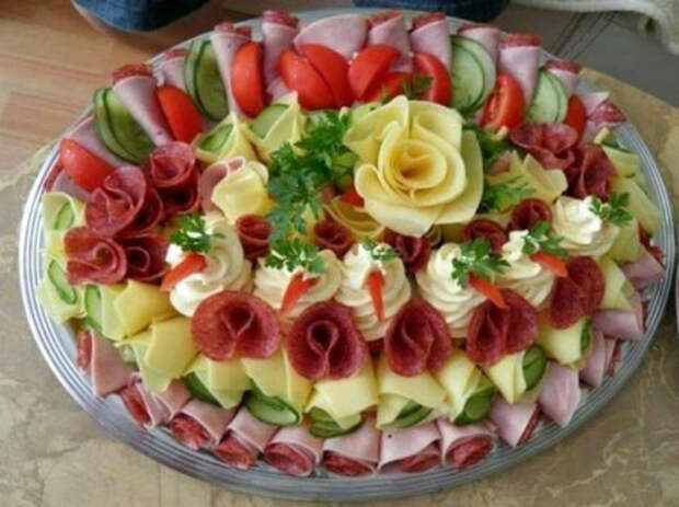 Рулетики из колбасы и сыра. Рулетики из колбасы и сыра.