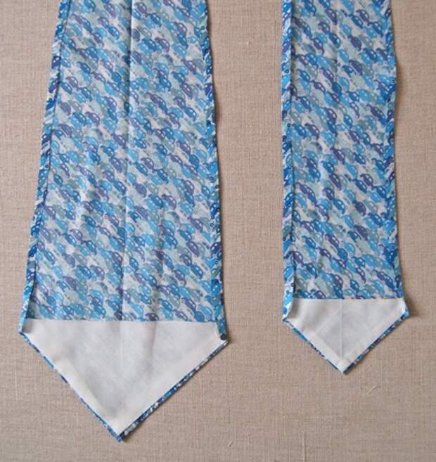 Выкройка галстука (Diy)