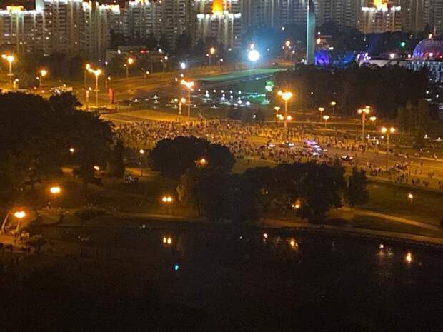 Протесты в Минске. 10.08.2020. Ночь
