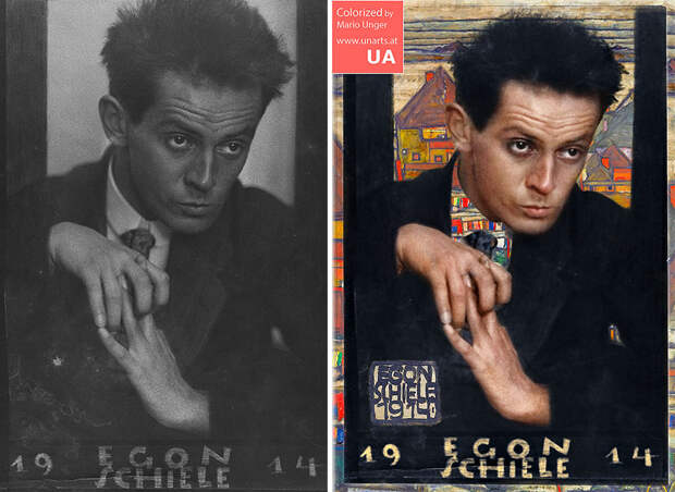 Egon Schiele, 1914