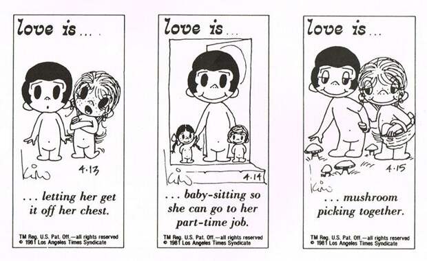 История создания комиксов Love is…