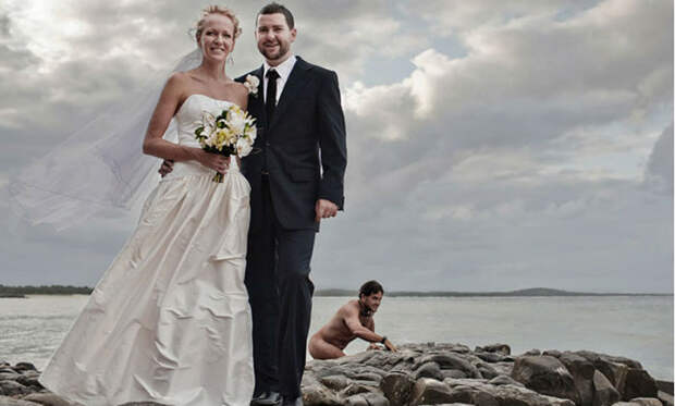 Как дети, животные и гости портят свадебные фотографии