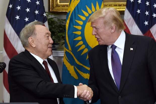 Нурсултан Назарбаев и Дональд Трамп. Фото: www.globallookpress.com