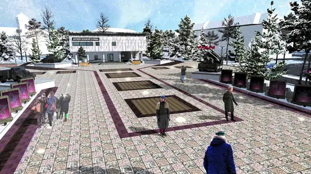 В Муравленко началось обустройство сквера Победы