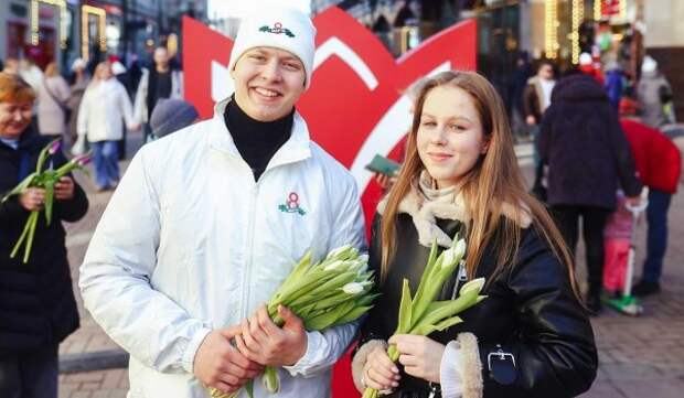 Участники проекта «Молодежь Москвы» поздравят жительниц столицы с 8 марта