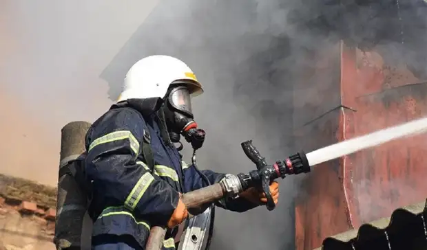 В Белгородской области загорелся объект Минобороны