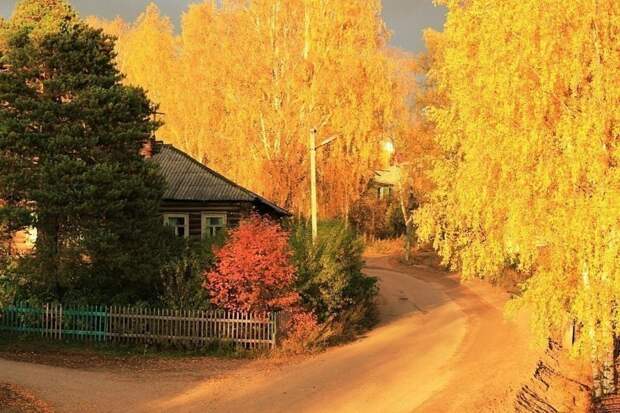 Осень в деревне жизнь, красивые фотографии, красота, мир, природа, фотографии