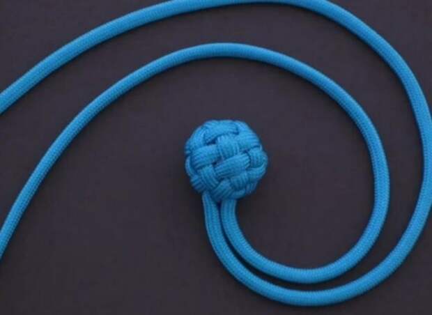 Картинка как завязать узелок в виде шарика