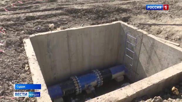 В районе мыса Алчак и на улице Приморской в Судаке прошли гидротехнические испытания оборудования новой насосной станции