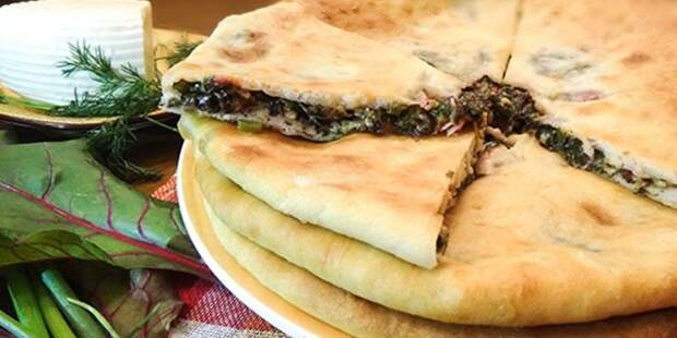 Рецепты: осетинские пироги со свекольной ботвой и сыром