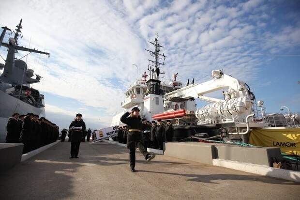 Спасательное судно «Капитан Гурьев» передано ВМФ Хорошие, добрые, новости, россия, фоторепортаж