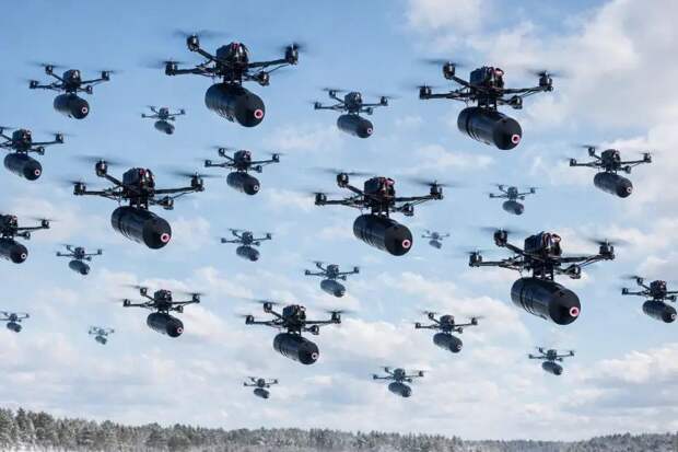 Рой дронов лишит армию привычных средств и способов ведения войны
