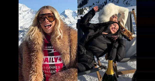 Вечеринки, образы slavic bimbo и выступление Патрисии Каас: как Ксения Собчак, Оксана Самойлова, Елена Перминова с бойфрендом и Александр Рогов отдыхают в Куршевеле