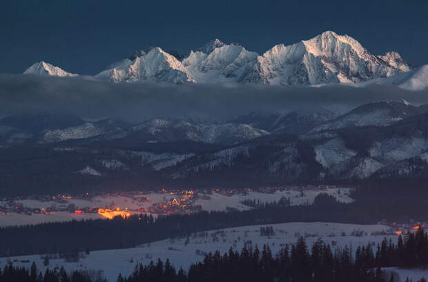 Впечатляющая красота польских гор зимой