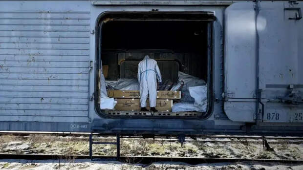 RFI: под Одессой целый год стоит поезд с двумя тысячами трупов боевиков ВСУ