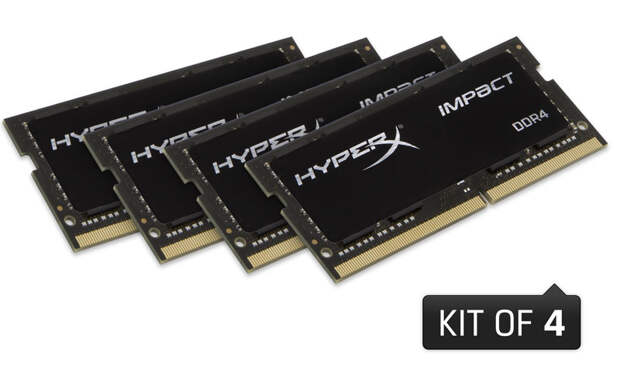 Линейка модулей памяти Impact DDR4 SODIMM от HyperX