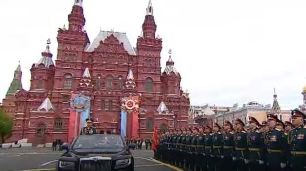 Военный парад на Красной площади в честь 81-й годовщины Победы в Великой Отечественной войне