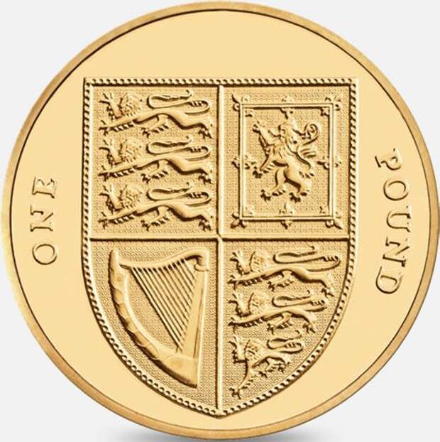 Британская однофунтовая монета