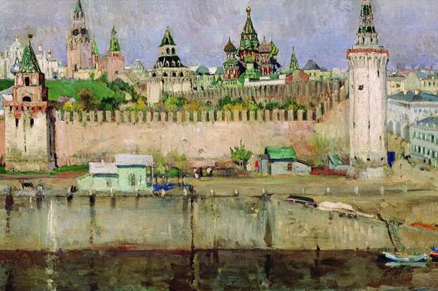 Сергей Виноградов. Московский Кремль. 1921 Большевики были наследниками Святой Руси