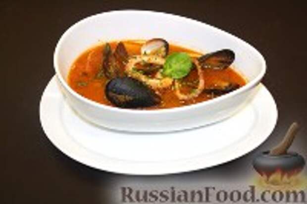 Фото к рецепту: Зуппа де пеше (Zuppa di pesce)