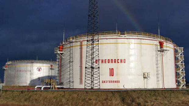 Часть российского предприятия Западтранснефтепродукт в Витебской области. Архивное фото