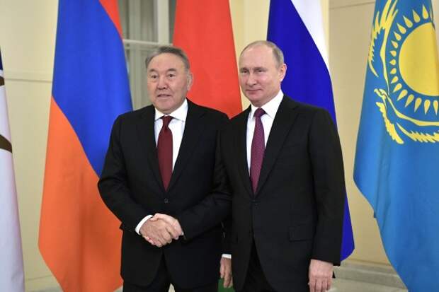 Нурсултан Назарбаев и Владимир Путин. Фото: www.globallookpress.com