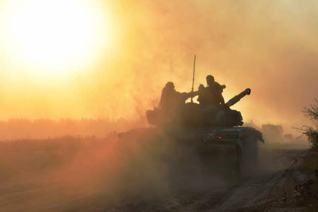 Взрыв боекомплекта в башне танка ВСУ M1A1SA UKR Abrams показали на видео