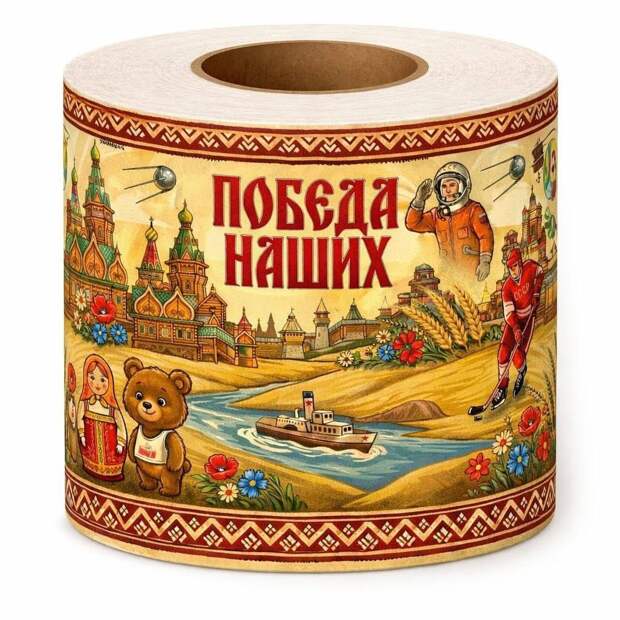 Туалетная бумага «Победа наших» появится на российских полках