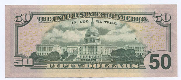В США есть секретная банкнота в 100 тысяч долларов, похожая на купюру в сто долларов. Её не было в обороте, хоть она и была выпущена в 1934 году.