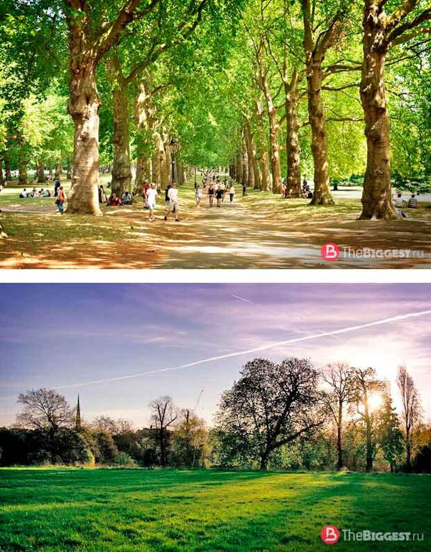 Красивые парки Лондона: Гpин-пapк