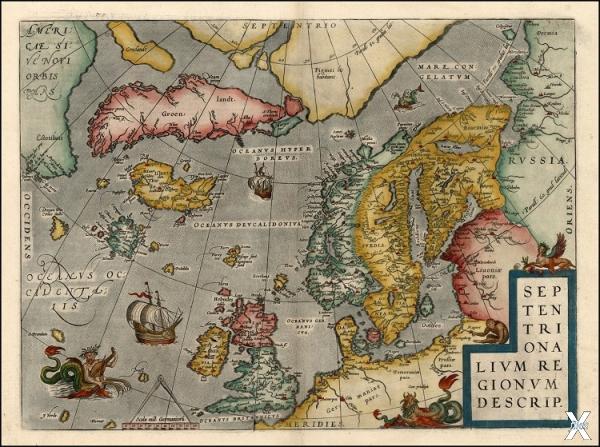 1586 Terra Septemtrionalis Incognita ...