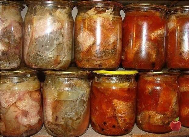 Рыба в томатном соусе. Домашнее консервирование.