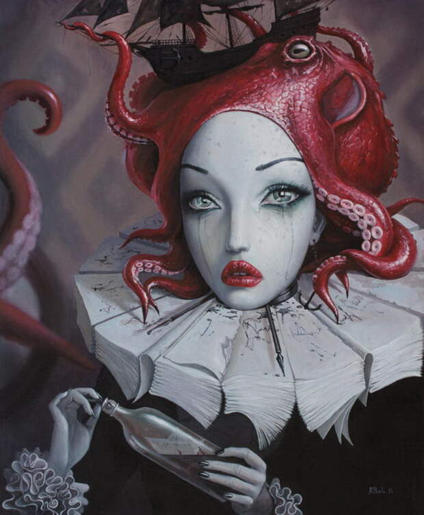 Шокирующие картины Adrian Borda