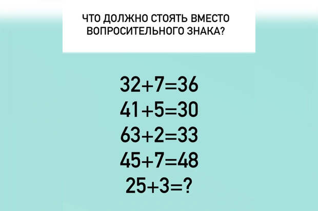 Задачка на сообразительность: решают не все, хотя ответ рядом