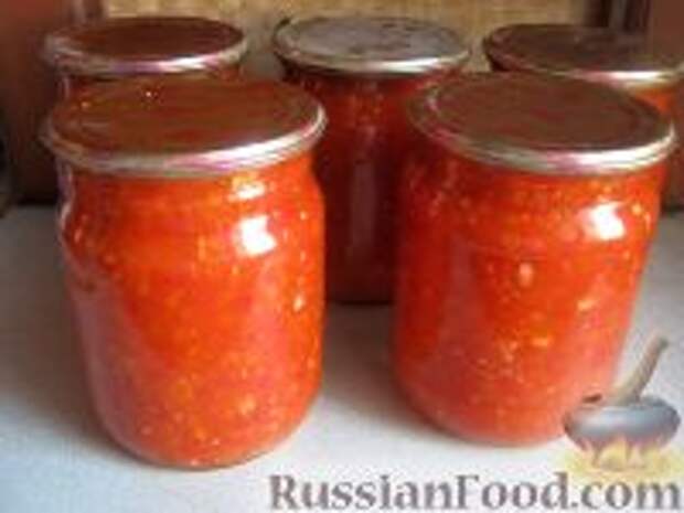 Фото к рецепту: Яблочная аджика Фото к рецепту: Яблочная аджика