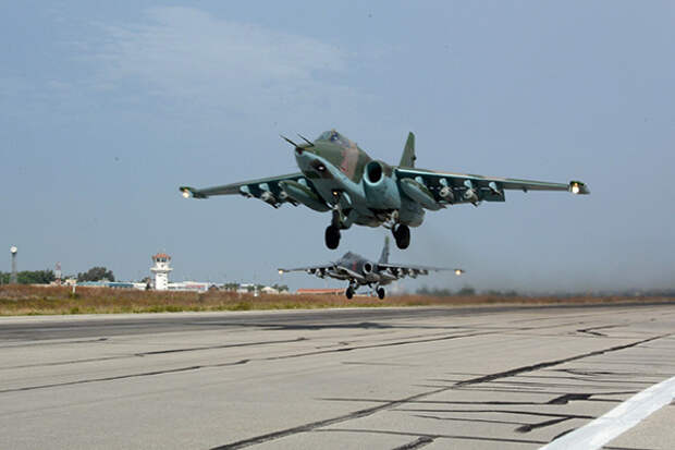 Российские штурмовики Су-25