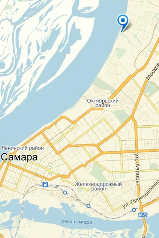 Карта самары из космоса