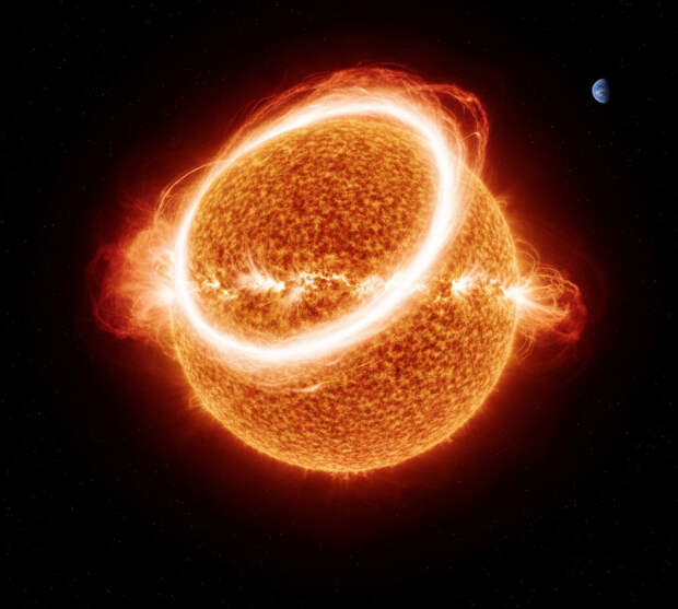 Ученые зафиксировали самую сильную за апрель вспышку на Солнце класса M4.3