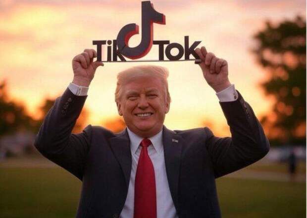 это банальный рэкет трамп потребовал с tiktok половину