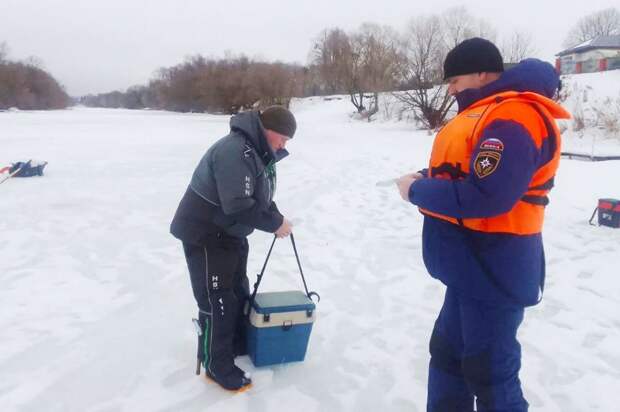 Жителей Тульской области предупредили о риске провала под лёд из-за оттепели