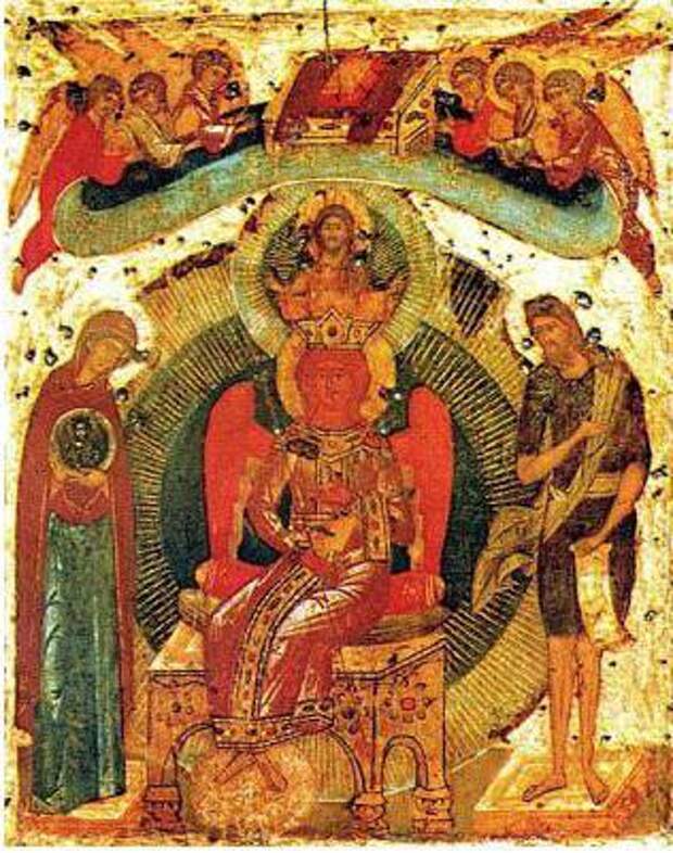 икона софия премудрость божия новгородская