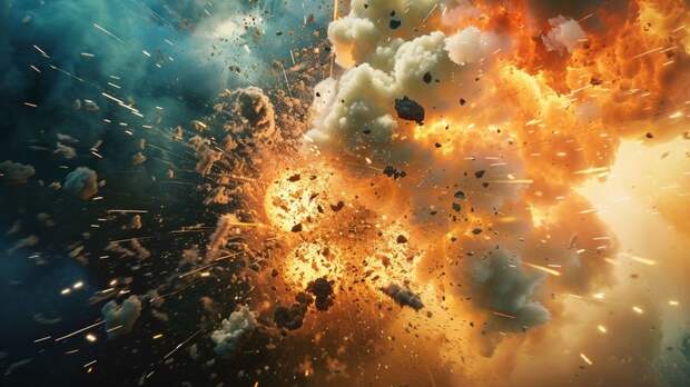 SHOT: в небе над Орлом произошли взрывы