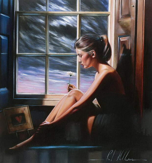 Красивые женщины на картинах Rob Hefferan