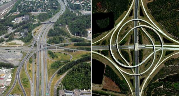 Тот случай, когда объект инфраструктуры не уступает в замысловатых узорах самой матушке природы. Тот случай, когда объект инфраструктуры не уступает в замысловатых узорах самой матушке природы.