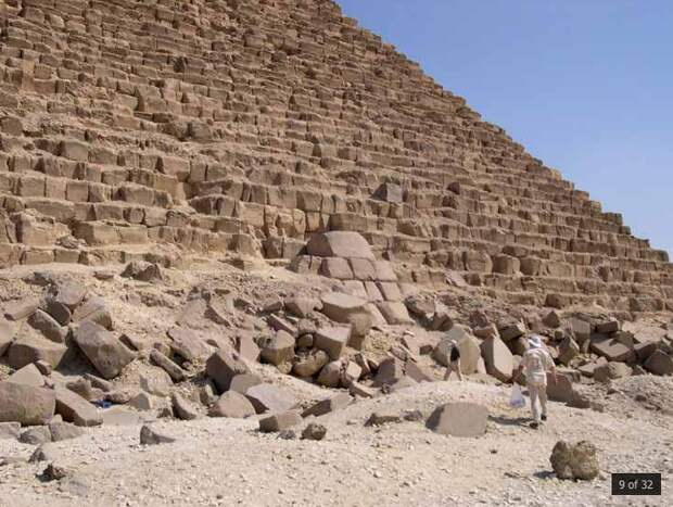 Пирамида Менкаура: добыча материала или война богов?