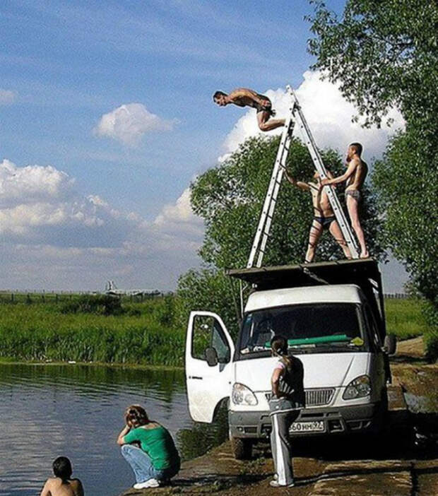 Водный аттракцион.